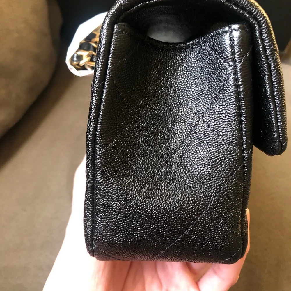 ❣️Final sale Authentic Chanel 21S Cavair Top Handle Mini Rectangular❣️ - Picture 9 of 14